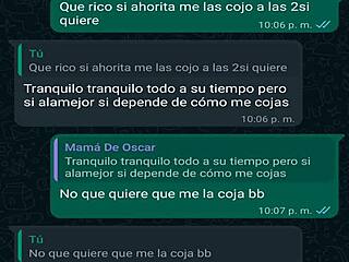 WhatsApp chat with my friend Oscar's boss leads to another steamy Mexican creampie session