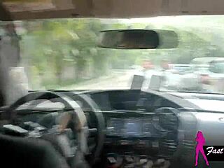 I Showed My Ass On The Street And The Delivery Guy Sucked Me In The Car