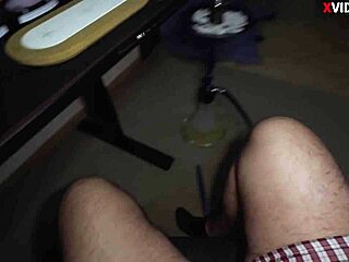 A fresh cum load fills stepmom's mouth post pussy bang