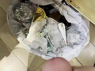 Fucking real doll with monster cock watching porn cum load