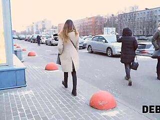 hey that clever russian chick roxy lips starts sex to delay her debt