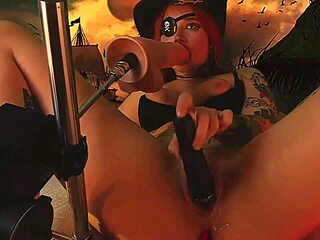 pirate babe hints at vibrator thrills in every secret spot