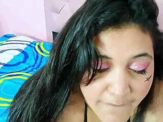 Hermanastra universitaria with big ass in miniskirt gets fingered and spanked by malcriada after classes in homemade ebony massage session