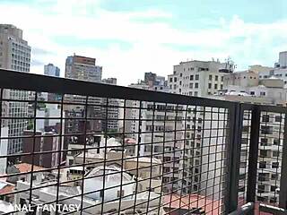 street pickup brazilian flashes hairy pussy big ass for monster cock pounding