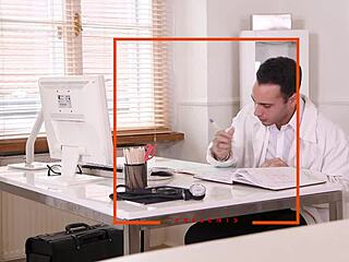 Busty Nurse Amber Jayne Stuffing Pussy With Doctor Dick