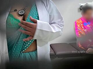 Intense passion surges as Indian doctor fucks patient near watching nurse!