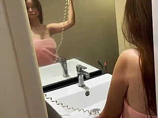 Stepbrother Spies Stepsister Showering Before Bent-Over Doggystyle Pounding