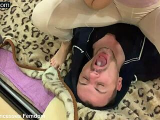 kira femdom gags foot licks armpits facesits