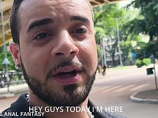 street pickup brazilian flashes hairy pussy big ass for monster cock pounding