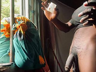 huge ass toyed hard until massive cumload erupts from throbbing cock