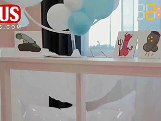 Lauren Phillips and Gia Derza fuck hard in lesbian Jerkaoke orgy