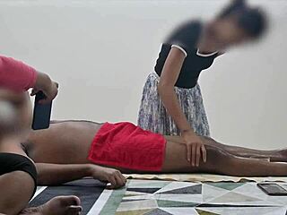 超赞快乐结局按摩露出全射