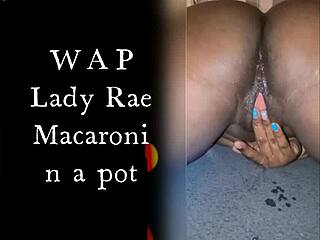 Lady Raex Fingers Juicy Shaved Pussy Wet Ebony Bbw Closeup