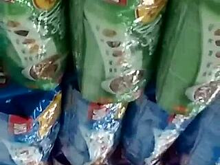 Candid Teen Jeans Booty Shaking Hidden Cam Tease