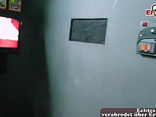 german teen slut catches guy in porn cinema fucks him