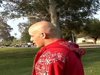 Stepdaughter's innocent pigtail face gets cum covered after public outdoor doggystyle fuck