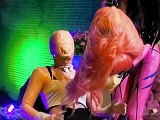 Kigurumi Rubber Doll Bound In Latex Catsuit Mummification