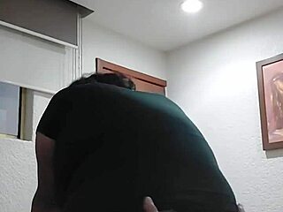 Mexican shemale's intriguing anal ride on her man