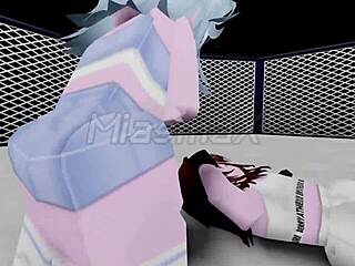 I'm farting hard in the cage!