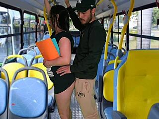 Student Gets Ass Groped Hard on Crowded Public Bus
