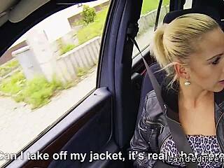 blonde amateur hitchhiker wanna bang hard in car pov right now