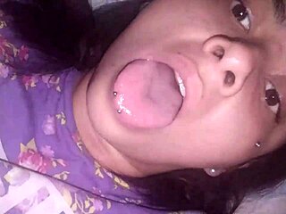 german milf slut fingered hard before i fuck her pussy at the door