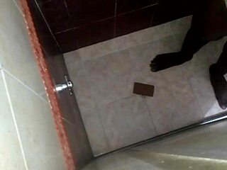 shower spying on horny girlfriend bathroom toy play gets wild