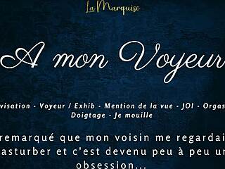 French Voyeur Catches Solo Babe's Multiple Orgasms In Exhib Audio!