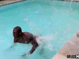 mia linz goes extreme with four studs anal squirt gangbang