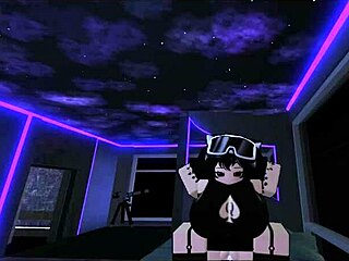 perrita savors every inch of that massive bbc with roblox music pumping