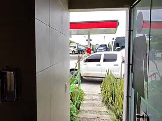 too risky dude you really want me fucking you out here in public?