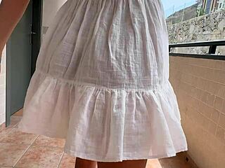 stepbro relaxes me pre-interview with huge cum load