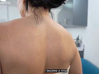 Technician's Monster Black Cock Fucks Me Bent Over Cums On Tits