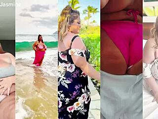 BBW Milf Veronica Jasmine Titty Fucks Shaundam Monster Cock