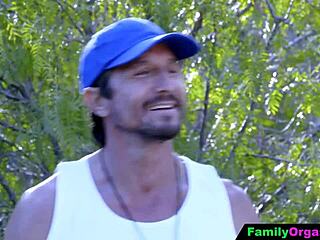 dudes compete burning out stepdaughters in family orgy