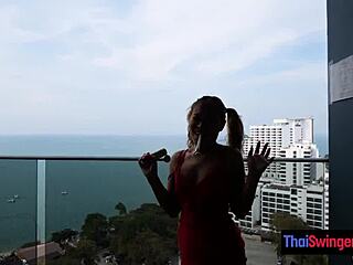 Thai teen anal pounded by boyfriend's huge cock amateur