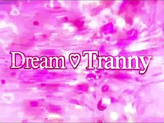 Stunning Tranny Kalliny Nomura Big Cock Solo Dildo