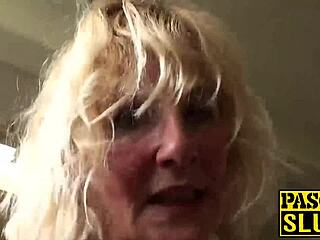 Blonde Granny Molly Maracas Drilled Hard Handcuffed Doggystyle