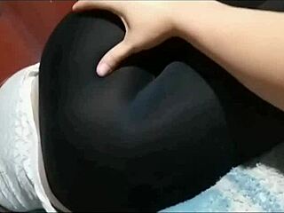 mi amiga leggins gym horny milf lets me film all night?