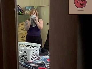 Stepmom Laundry Turns into My Deepthroat Cumshot