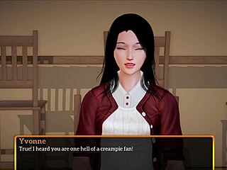 Brunette Milf Plays Erotic Game with Big Tits Exposed