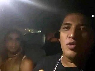 married woman fucks bareback in public street light live