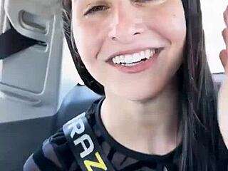 Kaitlyn Katsaros' Wet Pussy Licked Outdoors In Barcelona!