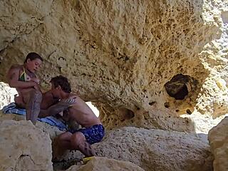 Curvy Brazilian Damiana Explores Nude Cave!