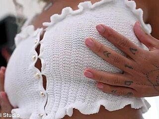 hot milf mibby gapes her asshole on big black cock rough anal to mouth