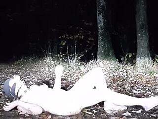 Forest Slave Pig Trained Outdoors Then Chained Inside for Hard Doggystyle