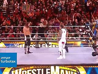 kevin owens and sami zayn battle the usos for wwe undisputed tag team titles at wrestlemania 39