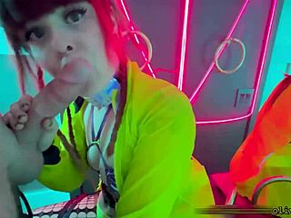 Public Rave Bathroom Sloppy Deepthroat Gagging Cum Swallow