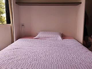 hot stepmom shares bed and tight ass with stepson's monster cock vacation