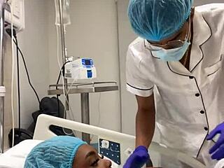 Doctor fucks horny patient hard in hospital with monster bbc deepthroat and squirting?